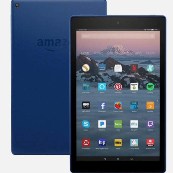 Amazon Kindle Fire HD 10 Tablet 32GB Blue 7th Gen 2017 Alexa eReader BLUE (new)